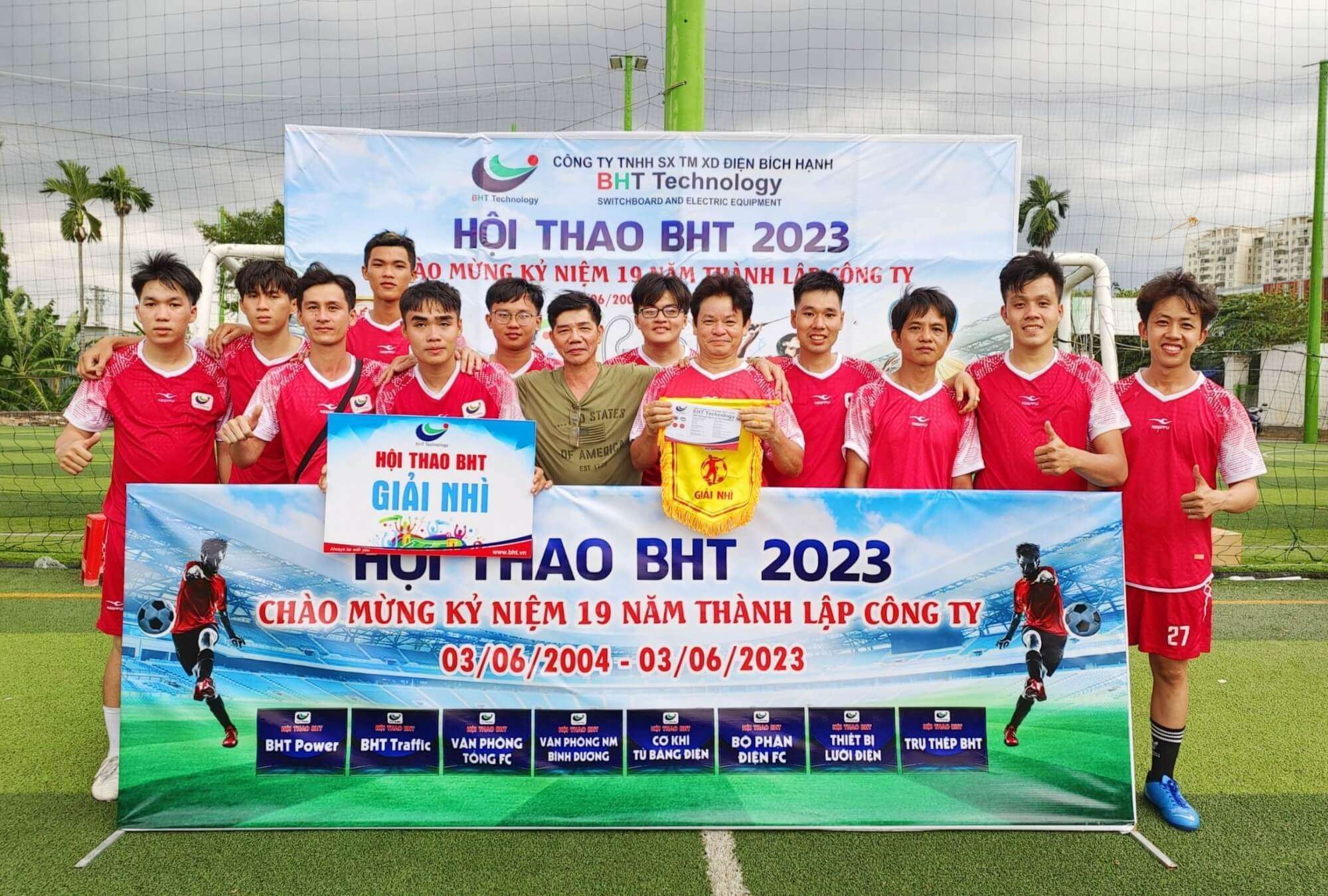 Á quân BHT Cup 2023 - Bộ Phận Điện FC