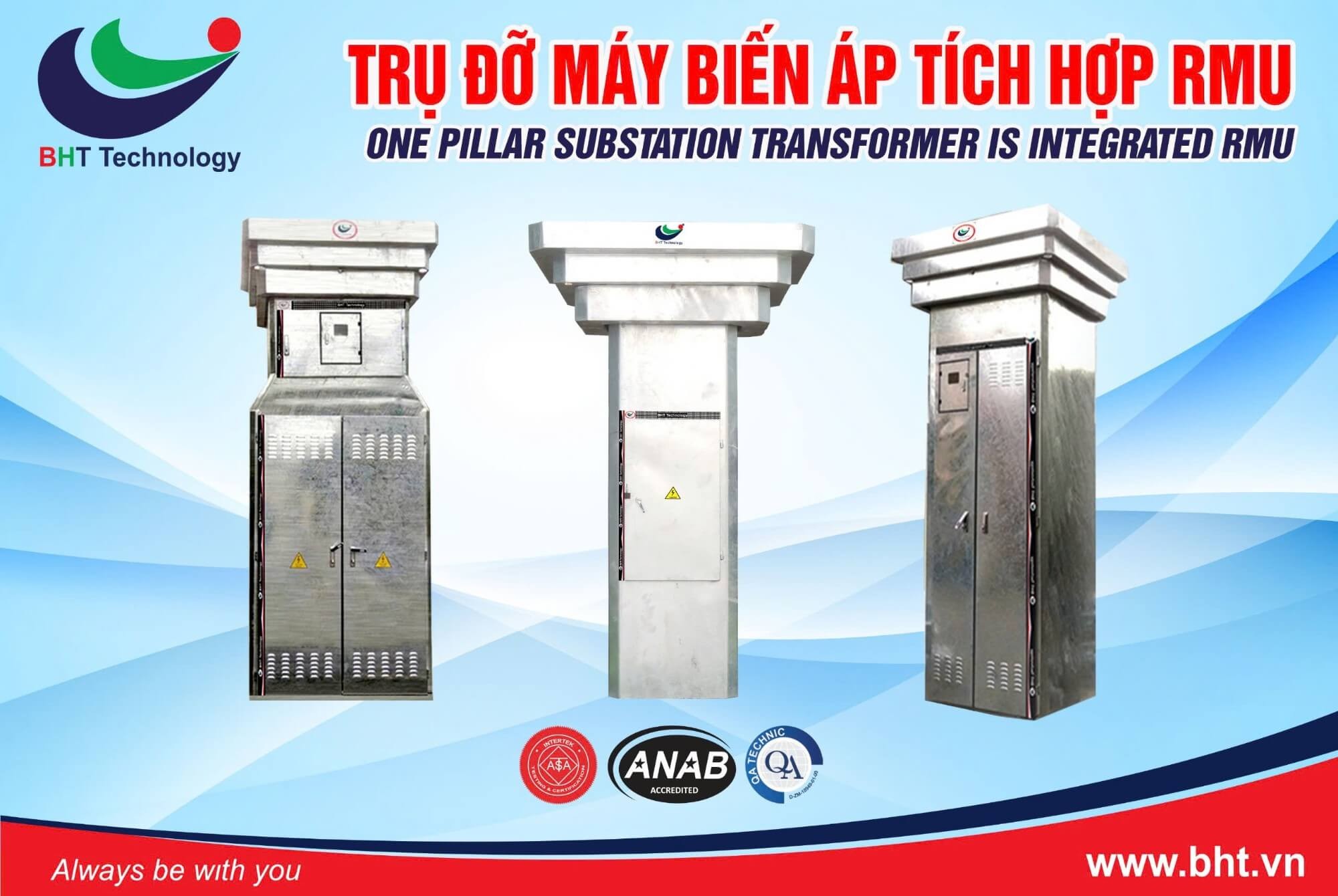 Trụ đỡ máy biến áp
