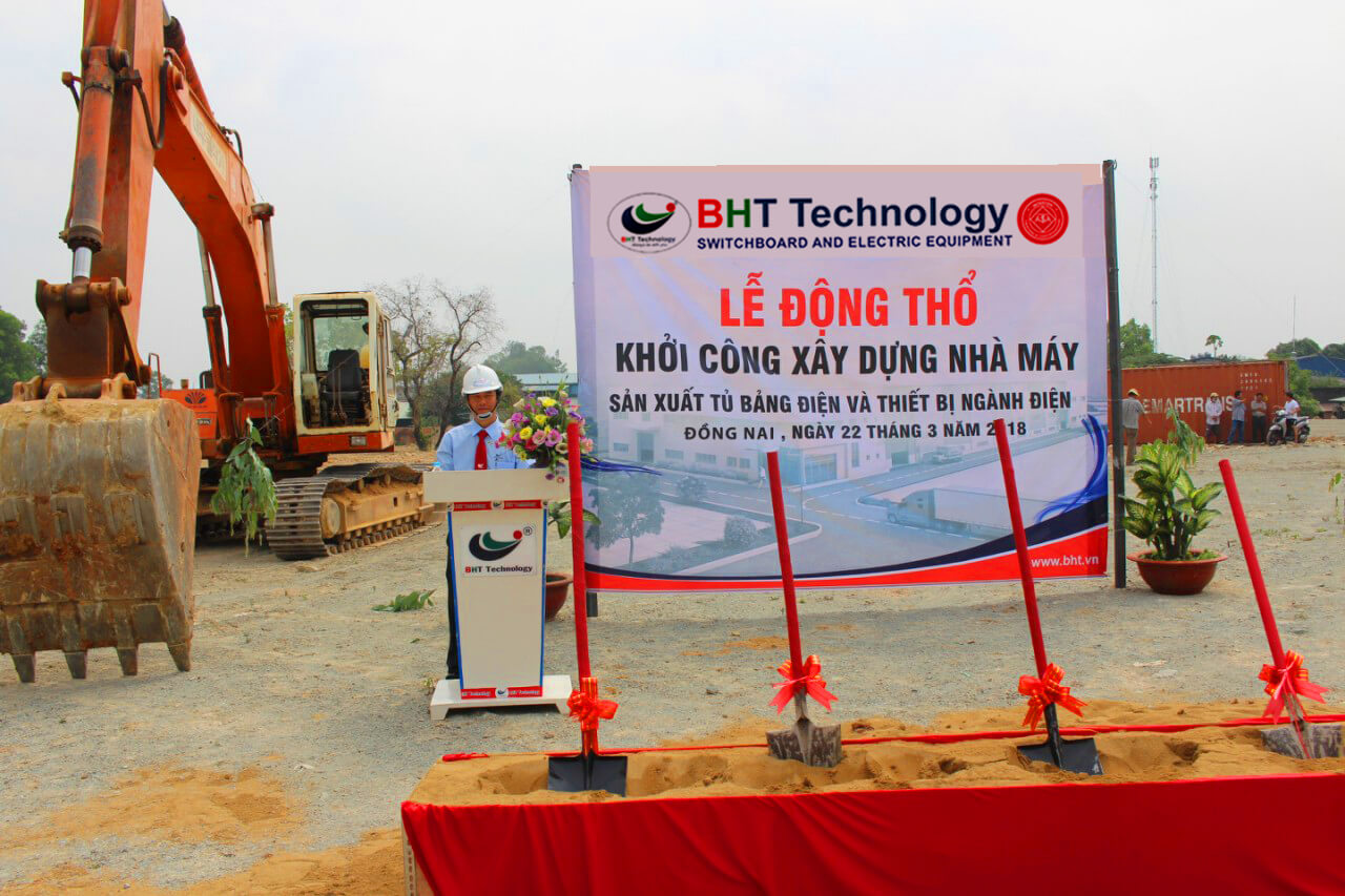  Ông Trần Văn Tưởng phát biểu tại buổi Lễ động thổ