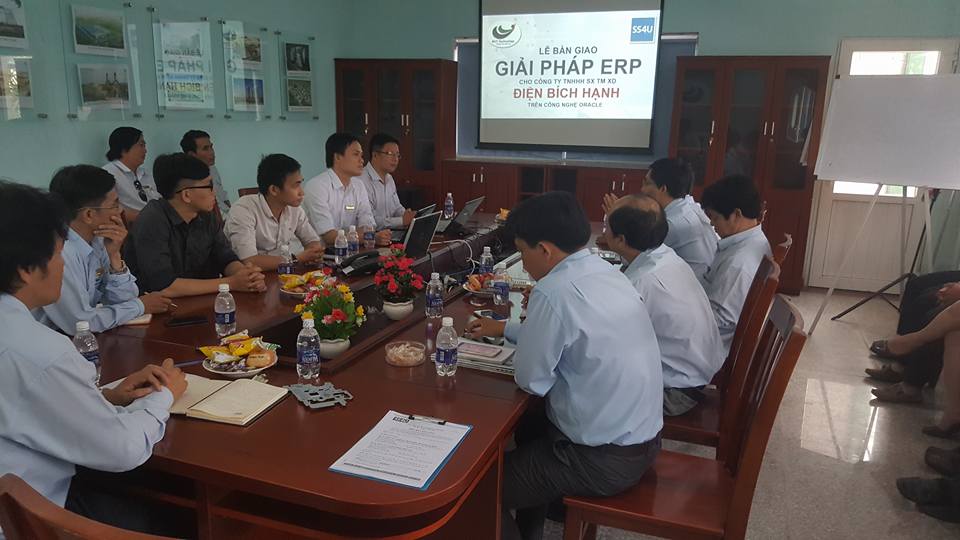 ERP software handover ceremony