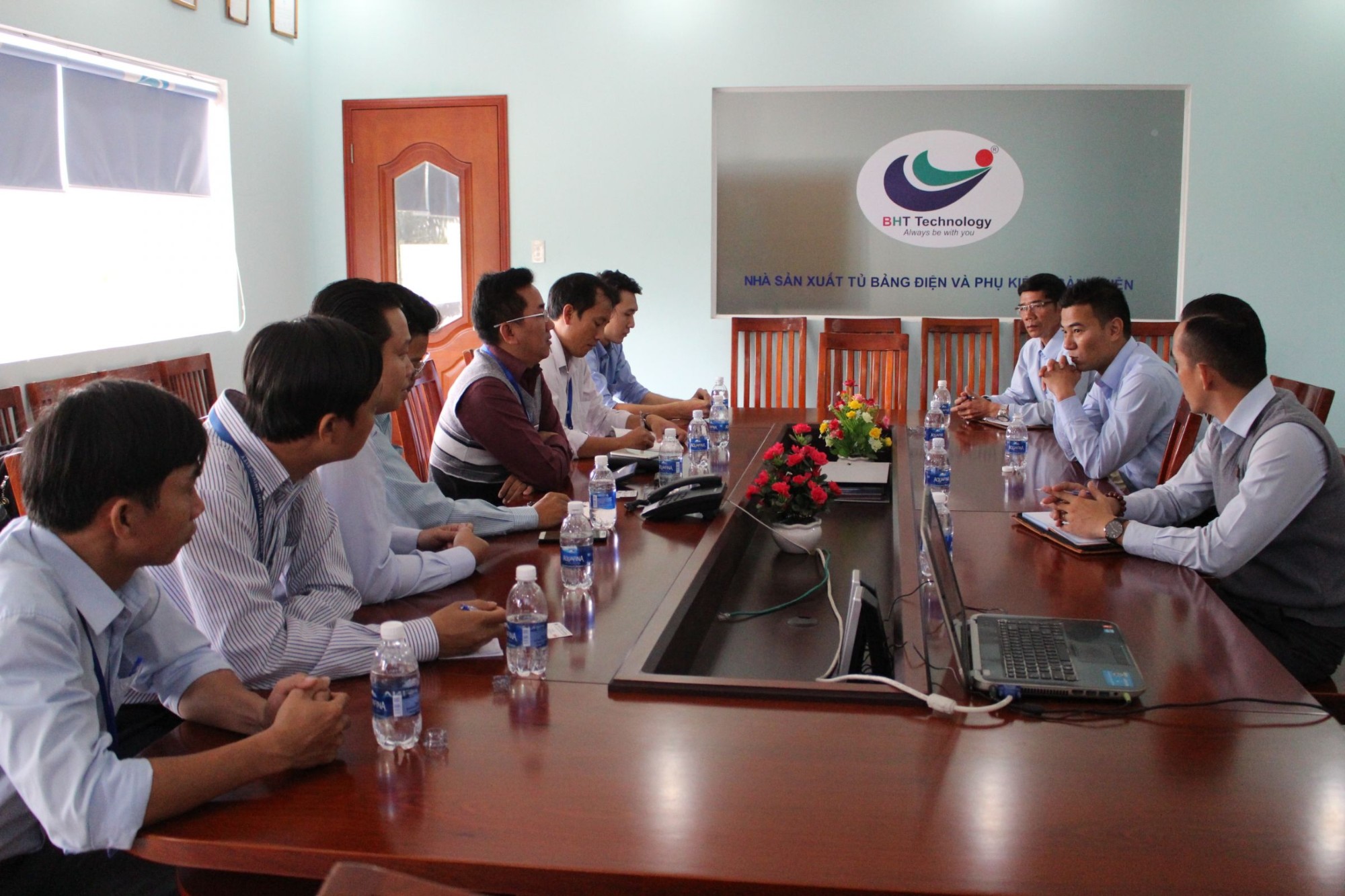 NGUYEN TAT THANH UNIVERSITY VISITED BHT FACTORY