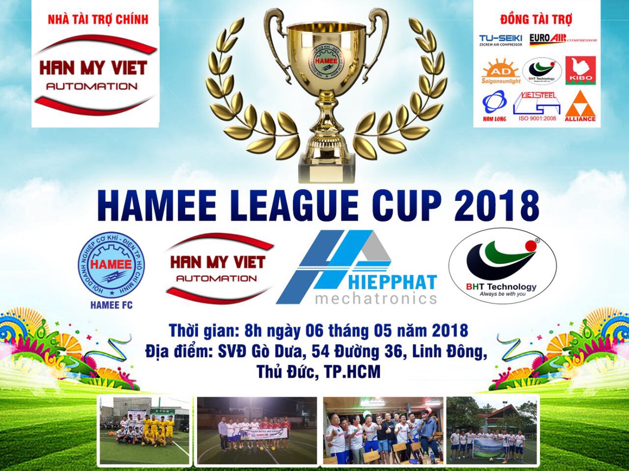 Sports News: BHT TECHNOLOGY PARTICIPATES IN HAMEE LEAGUE CUP 2018