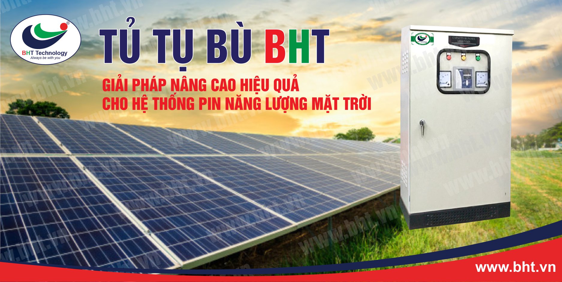 BHT capacitor bank – SOLUTION TO IMPROVE EFFICIENCY FOR SOLAR BATTERY SYSTEMS