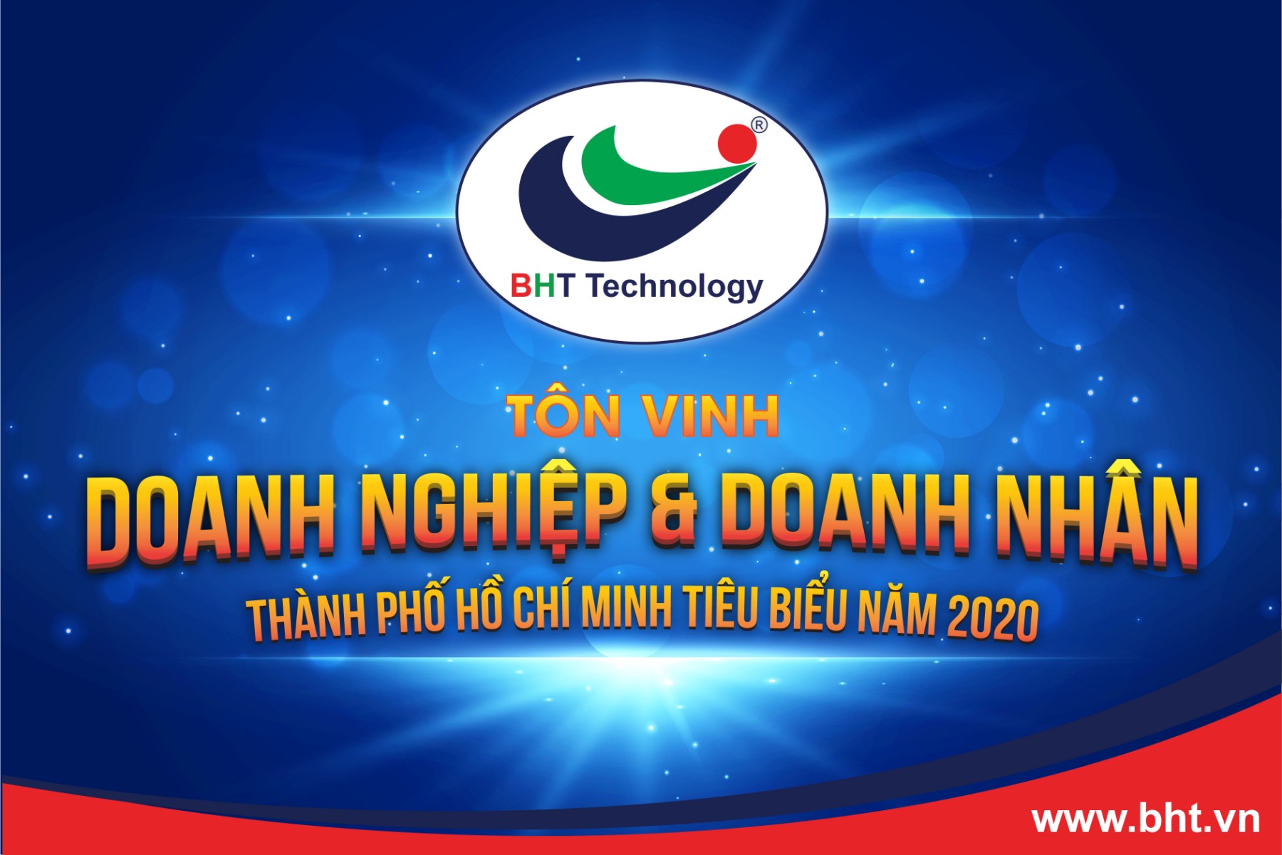 BHT TECHNOLOGY VINH IS EXPECTED TO RECEIVE THE OUTSTANDING ENTERPRISE AND ENTREPRENEUR AWARD IN HCMC 2020